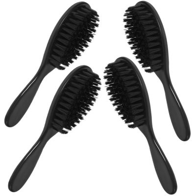 Baluue 4pcs Beard Cleaning Brush Compact Hair Beard Sweep Brush for Men for Grooming and Maintenance Portable Shaving Tool for Daily Use