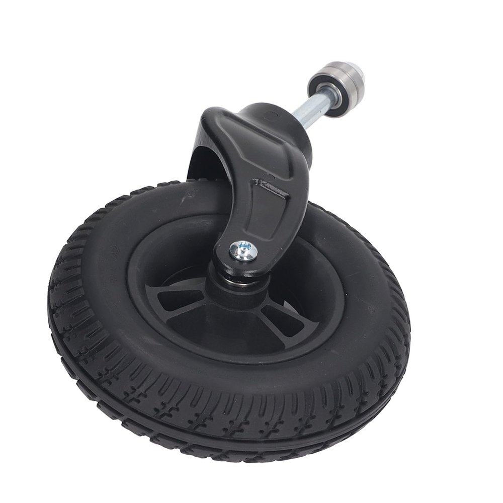 7 Inch Swivel Caster Universal PU Hub PVC Wheel Wheelchair Front Wheel Replacement 120KG Load Capacity for Elderly Disabled Mobility Aid