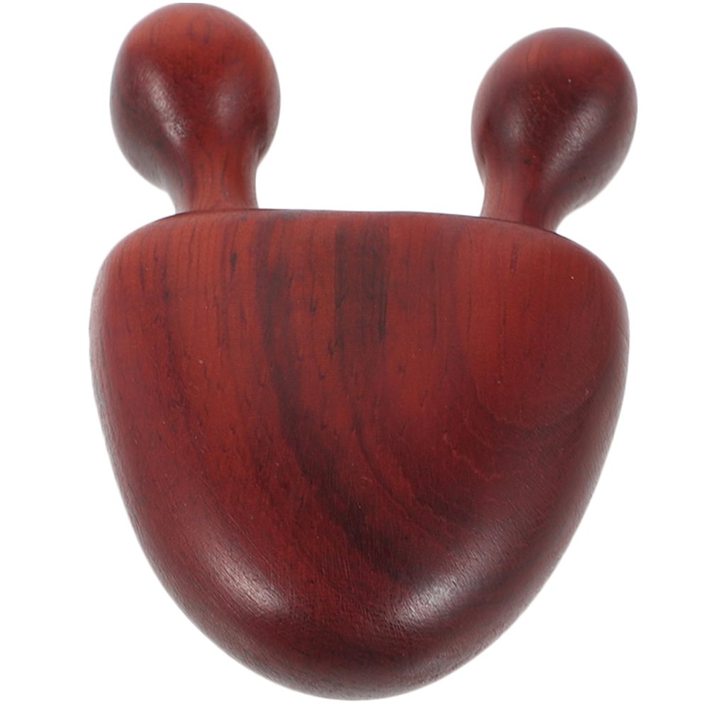 FRCOLOR Rosewood Nose Scraping Massager Small Nose Scraper Scraping Board for Facial Care and Blackhead Removal