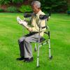 LANNADD Walking Aid, Folding Upright Rollator Mobility Walker, Disability Aids Walkers, Adjustable Rollator for Elderly Upright Walker Ideal for People Who Can't Keep Their Balance view 4