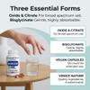 Magnesium 3-in-1 Complex 400mg Elemental 120 Vegan Capsules Venice Nature - Hight-dose Pure Magnesium - Oxide Bisglycinate & Citrate. view 4