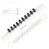 2pcs Bendable Crevice Cleaning Brush, Multifunctional Flexible Gap & Corner Cleaning Tool Household Hard Bristle Brush for Kitchen Bathroom Sink Faucet Stove view 2