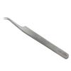 Eyelash Tweezers, Stainless Steel Eyelash Extension Tweezers, Fine Point Lash Tweezer Clip Tool for Clusters False Lashes Makeup view 4