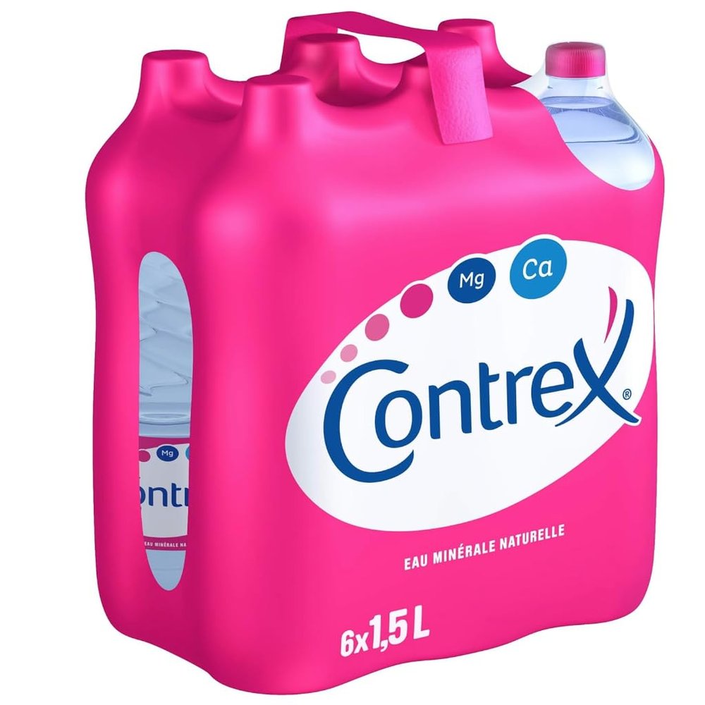 Contrex Natural mineral water 6X1.5L - Pack of 2