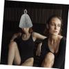 FRCOLOR Felt Sauna Hat and Pad Set for Home Sauna Comfort Thickened Water Absorbent Thermal Cap Heat Retention and Insulation Features view 2