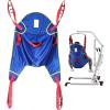 Toileting Sling Patient Lifter,Adjustable Height to The Medical Lift Equipment Bariatric Handicap Lift,for Nursing Elderly Disabled view 1