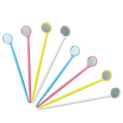 Dental Mirror for Teeth, Dental Mirror, 100PCS Disposable Anti-Fog Mouth Mirror Dental Tools with PC Handle Lightweight Dental Plaque Removal Tool Dentist Tools