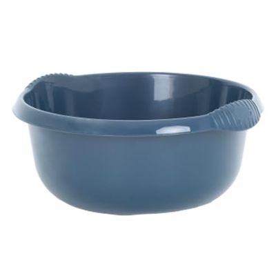 CHPL 32cm Multipurpose Round Plastic 7L Capacity Washing Up Bowl Mixing Bowl Strong and Durable Salad Bowl Kitchen Organiser Ideal for Home & Kitchen - (1)