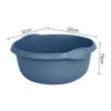 CHPL 32cm Multipurpose Round Plastic 7L Capacity Washing Up Bowl Mixing Bowl Strong and Durable Salad Bowl Kitchen Organiser Ideal for Home & Kitchen - (1) view 2
