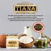 Odourless Coconut Cooking Butter 350ml (Pack of 4)  Virgin, Unrefined & Heat-Stable Coconut Oil  Neutral Taste, Dairy-Free Vegan Butter Alternative for Frying, Baking & Roasting  Fairtrade  TIANA view 4