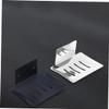 Ciieeo Stainless Steel Soap Rack Wall Mounted Bathroom Soap Storage Box Holder for Bathroom Sink view 3