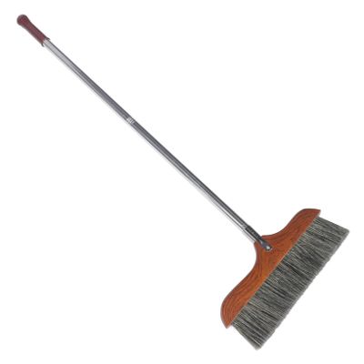 FRCOLOR Soft Broom for Floor Cleaning Long Handle Design Detachable Feature for Home Office and Kitchen Use Sweeping Tool for Indoor Dust Removal