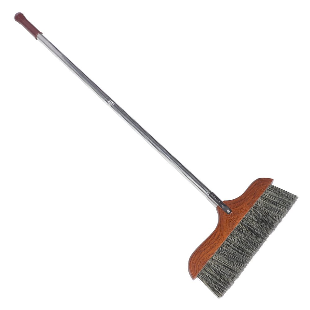 FRCOLOR Soft Broom for Floor Cleaning Long Handle Design Detachable Feature for Home Office and Kitchen Use Sweeping Tool for Indoor Dust Removal