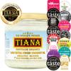 Raw Extra Virgin Coconut Oil 350ml (Pack of 6)  Organic, First Cold-Pressed & Unrefined  Pure Coconut Oil for Cooking, Skin & Hair  Vegan, Keto & Fairtrade  TIANA view 2