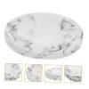 Ciieeo 2pcs Marble Pattern Resin Dish Nordic Style Box Holder Sponge Tray for Bathroom Sink Shower Bathtub Kitchen Draining Case view 3