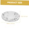 Ciieeo 2pcs Marble Pattern Resin Dish Nordic Style Box Holder Sponge Tray for Bathroom Sink Shower Bathtub Kitchen Draining Case view 4