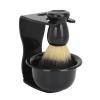 Beard Foam Brush Set, Beard Foam Brush Rack for Daily Use for Men view 3