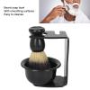 Beard Foam Brush Set, Beard Foam Brush Rack for Daily Use for Men view 4