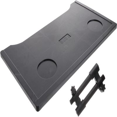 20.4 * 11.6 inch Wheelchair Dining Table Cup Holder for Stroller Universal Lap Desk,Plastic Basket Wheelchair Tray Table Removable Adult Bed Tables for Eating and Laptops Hospital