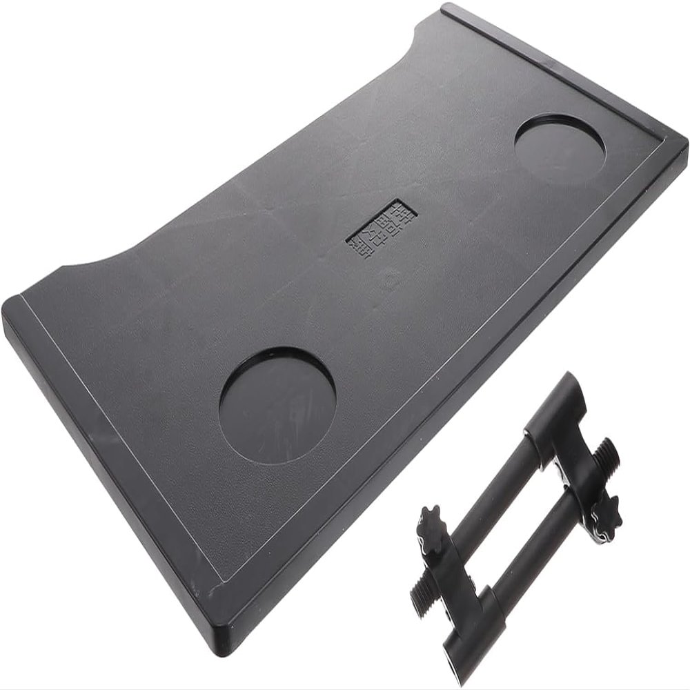 20.4 * 11.6 inch Wheelchair Dining Table Cup Holder for Stroller Universal Lap Desk,Plastic Basket Wheelchair Tray Table Removable Adult Bed Tables for Eating and Laptops Hospital