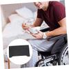 20.4 * 11.6 inch Wheelchair Dining Table Cup Holder for Stroller Universal Lap Desk,Plastic Basket Wheelchair Tray Table Removable Adult Bed Tables for Eating and Laptops Hospital view 2