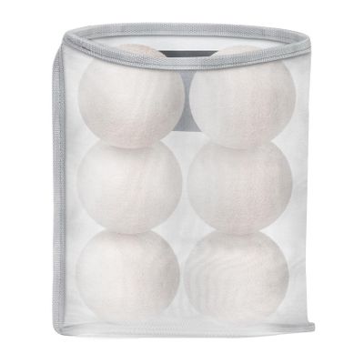 Kevenal Nylon Bag Dryer Balls Holder - Large Capacity Magnetic Organizer for Laundry Room - Includes Wool Dryer Balls Container