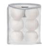 Kevenal Nylon Bag Dryer Balls Holder - Large Capacity Magnetic Organizer for Laundry Room - Includes Wool Dryer Balls Container view 1