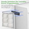 Kevenal Nylon Bag Dryer Balls Holder - Large Capacity Magnetic Organizer for Laundry Room - Includes Wool Dryer Balls Container view 4