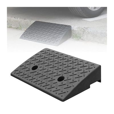 Rubber Threshold Ramps for Doorways,Wheelchair Transition Ramp,Garden Steps Garage Driveway Curb for Ramps,Forklifts/Trucks Ramp for Surmarkets/Factories/Warehouses,Size: 50x50x7cm