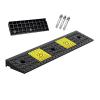 Threshold Ramp,Wheelchair Threshold Ramp with Non-Skid and Anti-Slip Surface,Rubber Threshold Ramp for Wheelchair and Scooter for Wheelchairs,Shed Ramp,Motorcycle Ramp view 1