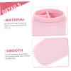 Beavorty 2pcs Toothbrush Box Travel Toothbrush Cup Pink Simple Style Case and Toothpaste view 2