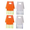 FRCOLOR 4pcs Cleaning Brush Multi Functional Groove Cleaning Cup Lid Milk Bottle Keyboard Bendable Multi Functional Design view 1