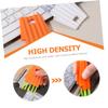 FRCOLOR 4pcs Cleaning Brush Multi Functional Groove Cleaning Cup Lid Milk Bottle Keyboard Bendable Multi Functional Design view 3