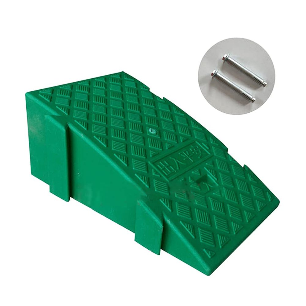 16/19Cm Portable Driveway Curb Ramps,Heavy Duty Step Threshold Ramp for Garage,Sidewalk,Truck,Scooter,Bike,Motorcycle,Wheelchair Mobility,45X25X19Cm