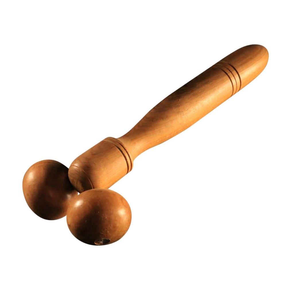 FOMIYES Wooden Massage Roller for Full Body Relief Massaging Wheel Manual Rolling for Yoga Relax Rod for Muscle Pain Relief and Plantar