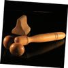 FOMIYES Wooden Massage Roller for Full Body Relief Massaging Wheel Manual Rolling for Yoga Relax Rod for Muscle Pain Relief and Plantar view 4