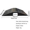 11cm Rubber Threshold Ramp Non-Skid for Wheelchair Handicap Access,Kerb Door Onings Dooraway Transition Mat for Accessible Channel,Home 70x40cm Load 1100 lbs Capacity view 3