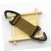 HAPINARY 3pcs Mask Ear Hook Strap Buckle Set Anti-Slip Nylon Mask Buckles Backpack Hanging Hook for Outdoor Sports Tactical Use Black Green Khaki view 4