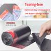 120 Counts Small Drawstring Trash Bags 1.1 Mil - 4 Gallon Tear-Free Gray Individual Unscented Small Garbage Bags Separated Unscented for Bathroom Kitchen view 2