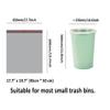120 Counts Small Drawstring Trash Bags 1.1 Mil - 4 Gallon Tear-Free Gray Individual Unscented Small Garbage Bags Separated Unscented for Bathroom Kitchen view 4