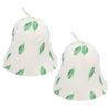 Happyyami 2pcs Felt Sauna Hat for Women Breathable Reusable Cap for Sauna Comfortable Heat for Spa Bath Use Material for Scalp Hair Care view 1