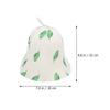 Happyyami 2pcs Felt Sauna Hat for Women Breathable Reusable Cap for Sauna Comfortable Heat for Spa Bath Use Material for Scalp Hair Care view 3