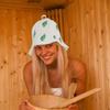 Happyyami 2pcs Felt Sauna Hat for Women Breathable Reusable Cap for Sauna Comfortable Heat for Spa Bath Use Material for Scalp Hair Care view 4