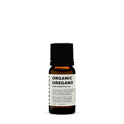 Erbology Organic Pure Oregano Essential Oil 10ml - Small Batch - Sustainably Sourced Straight from Farm in Morocco