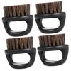 MAGICLULU 4pcs Men's Beard Brush Design for Grooming Portable Mustache Shaving Tool for Daily Use and Travel view 1