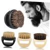 MAGICLULU 4pcs Men's Beard Brush Design for Grooming Portable Mustache Shaving Tool for Daily Use and Travel view 4