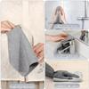 Booso Reusable Cleaning Wipe Household Microfiber Towel Rolls Dish Rags Wash Paper Towel Replacement Accessories Pink view 2