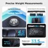 Smart Body Fat Scale with 8 Electrodes & Bluetooth - Digital Bathroom Scales, Full Body Composition Analyzer (Weight, Fat%, BMI, Muscle), Voice Prompt, High Precision up to 180 kg /28 st view 3