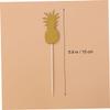 OKUMEYR 15pcs Hawaii Cake Topper Flamingo Pineapple Stick Party Cake Decor Dessert Insert view 2
