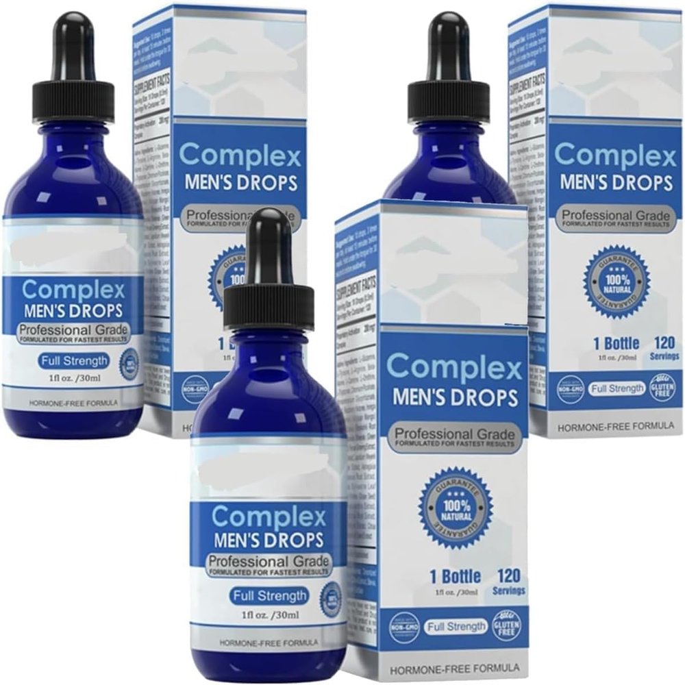 NexusBio Labs Complex Men's Drops, Complex Mens Drops, Nexusbio Labs Complex Men's Drops Super-Potent Version (3pcs)